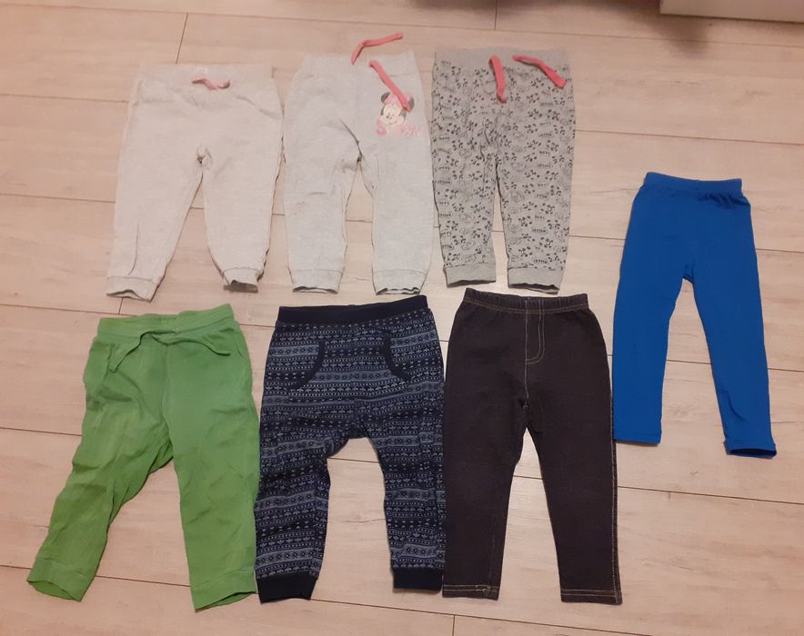 Spodnie i leginsy w rozmiarze 86cm