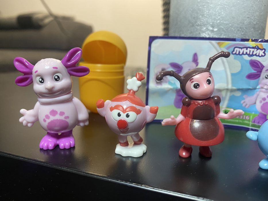 Лунтік іграшки лунтик киндер игрушки коллекция