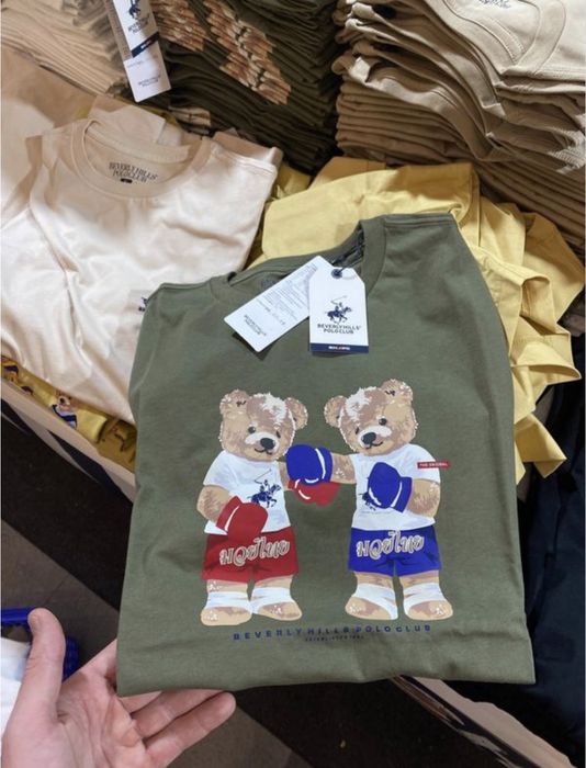 Футболка polo bear унісекс з ведмедем ralph lauren