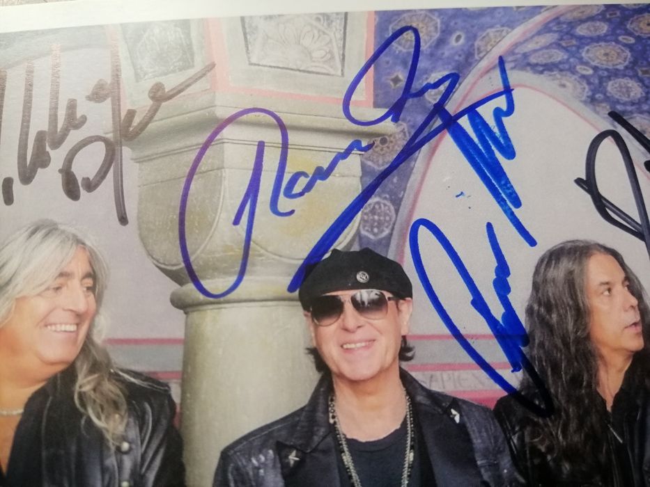 Scorpions автографы группы: 4 510 грн. - Коллекционирование