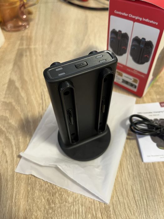 НОВИНКА! [Сумісна з Nintendo Switch 2] Зарядна підставка для Joy-Con вміщує 4 шт зарядна док станція