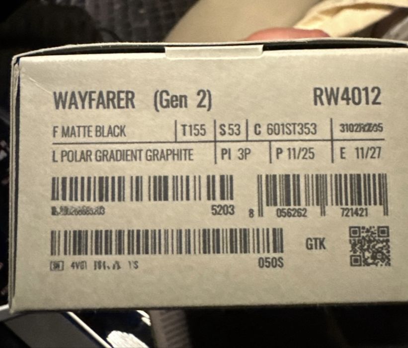 NEW Фотохромні Gen 2 Ray-Ban Meta Wayfarer Skyler Headliner 50/53