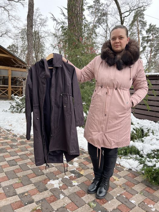 Парка з натурального хутра