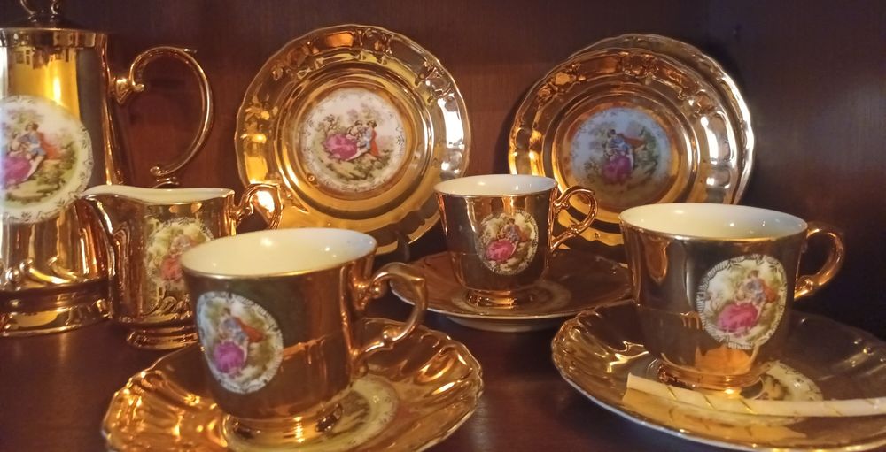 Jogo de Chá Porcelana Japonesa Antigo