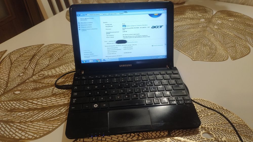 10" Laptop samsung NC110 Intel Atom 1.66GHz 1 GB RAM Wi-Fi Bluetooth