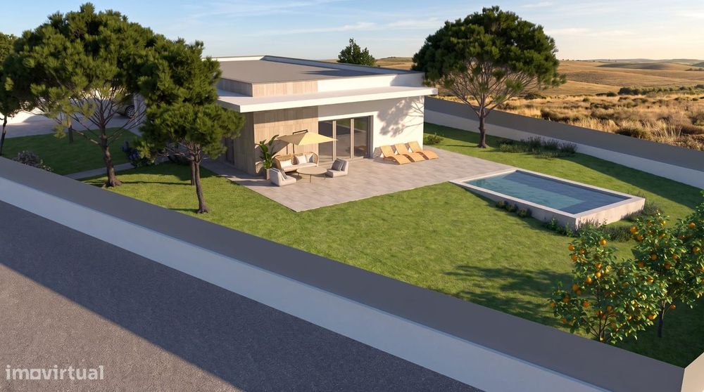 Moradia térrea contemporânea - a 40 minutos de Lisboa