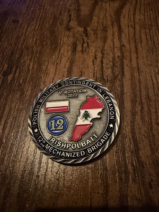 Coin wojskowy z misji