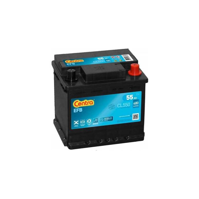 Akumulator CENTRA EFB START STOP 55ah 60ah 65ah 70ah 75ah 80ah dowóz