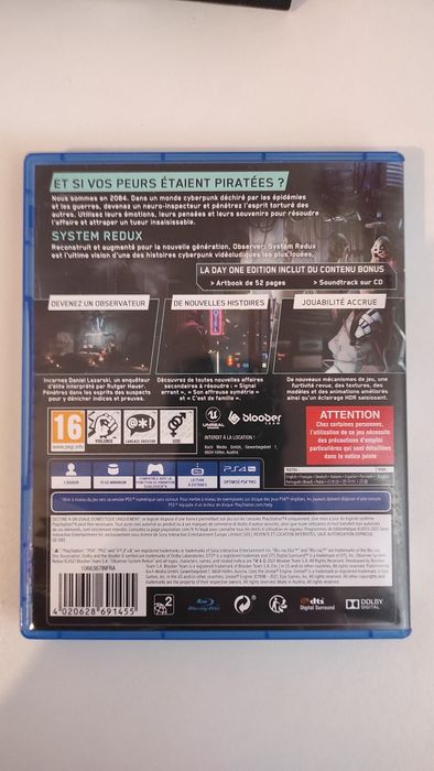 Jogos PS4 Observer System Redux