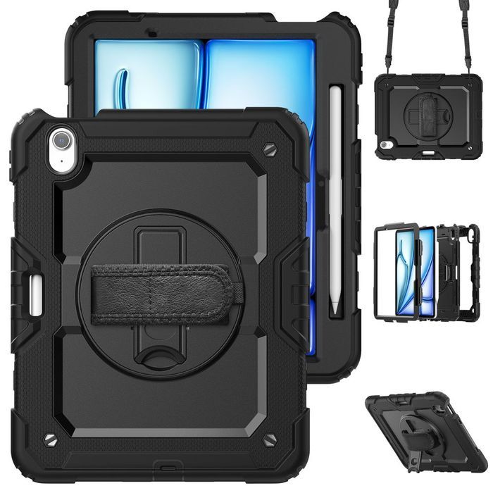 Tech-Protect solid 2-SET iPad Air 11” 6 / 7 / 8 / 2024-2026 black