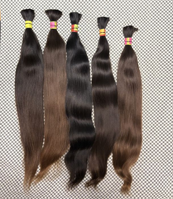 Wlosy dziewicze proste 57 cm