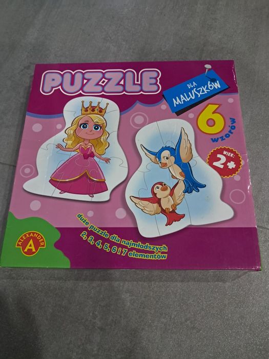Puzzle dla 2 latka Peppa księżniczki pory roku