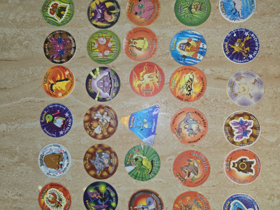 Pokemon tazo pierwsza seria flesz duo 3d zestaw