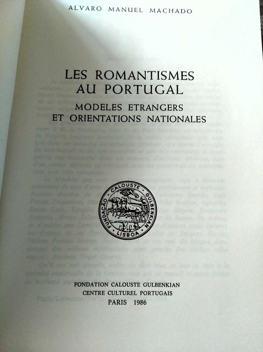 Les Romantismes au Portugal