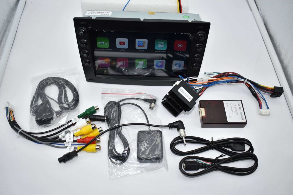 Auto Rádio 2 DIN Android para Renault Megane 2 Carplay e Android Auto