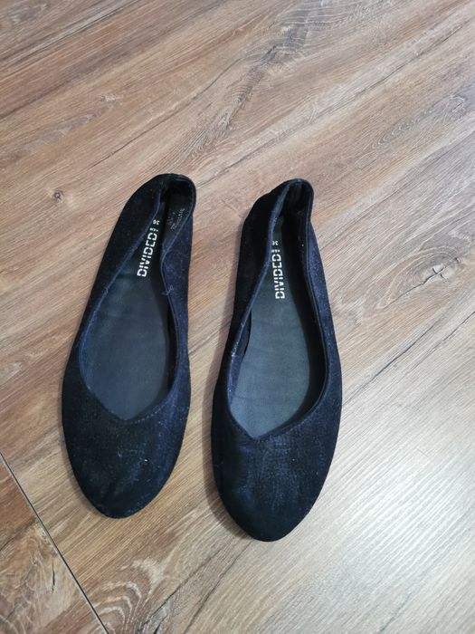 Czarne balerinki h&m baleriny damskie baletki 36