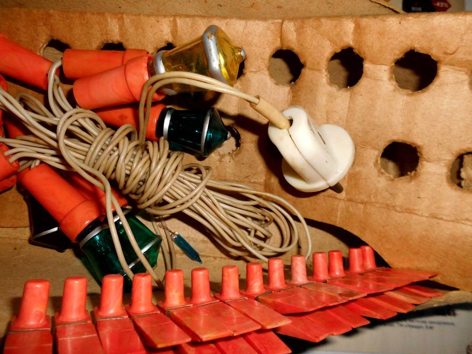 гирлянды " Московский фонарик" СССР 1960-70 годов - редкость