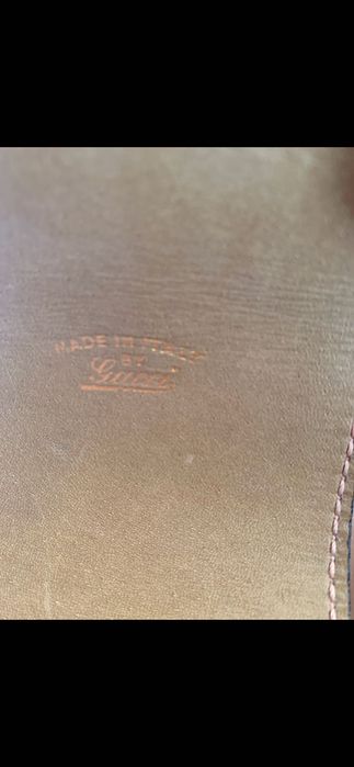 Вінтажна шкіряна оригінальна валіза Gucci 1970 років, ретро чемодан