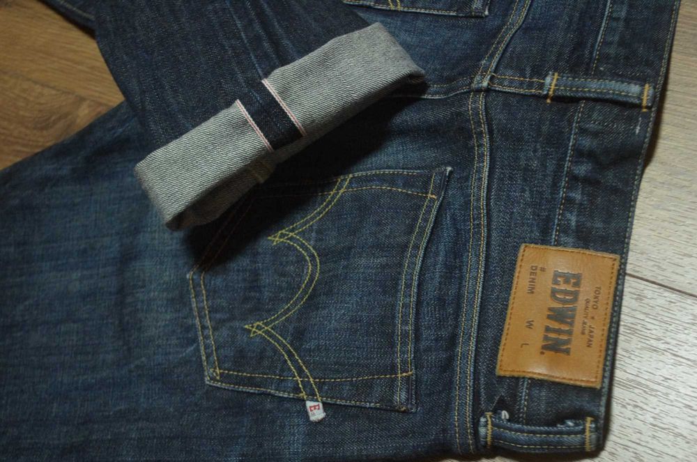 Джинси Edwin selvage Italy оріг на селвіджі S розмір 30-32 made Japan
