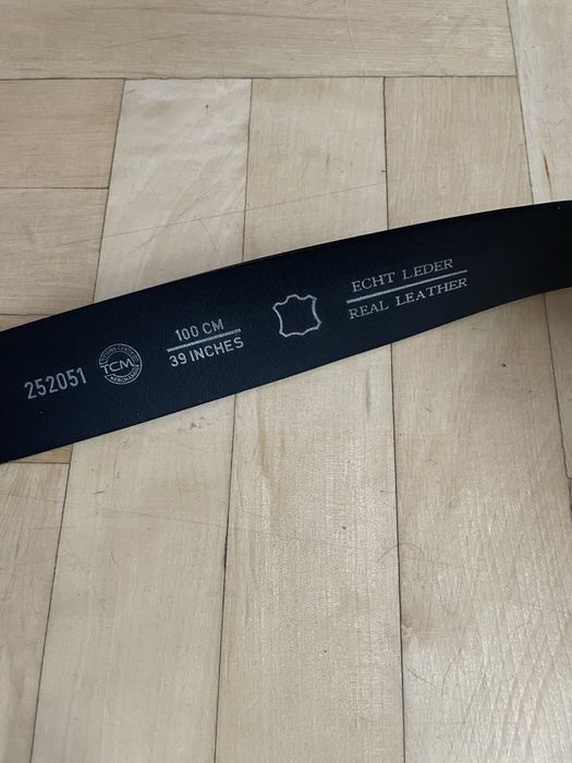 Pasek skórzany damski