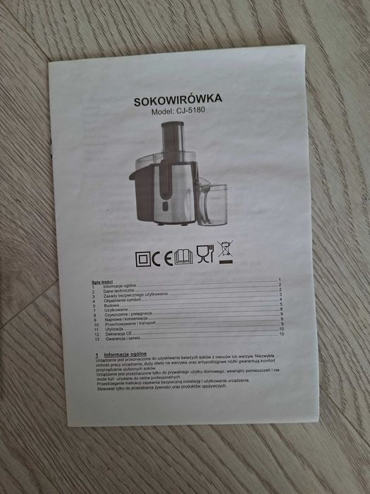 Sokowirówka Dekra CJ-5180