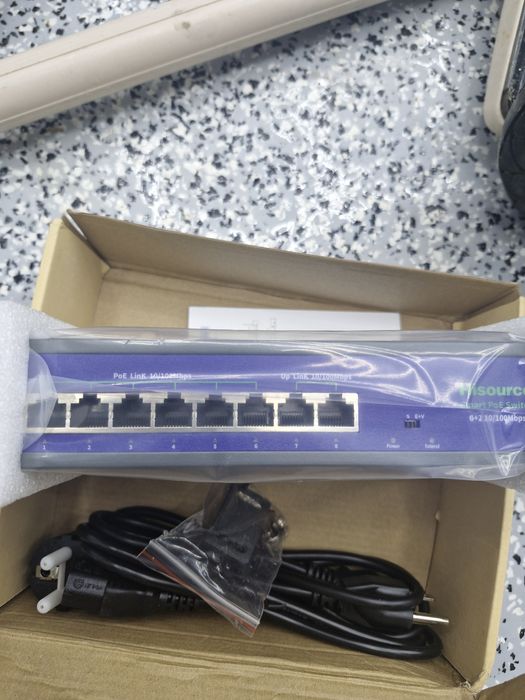 Sprzedam switch poe 6+2 do kamer lub sieci