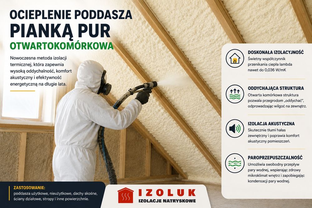 Ocieplenie pianą pur izolacje natryskowe***Promocja