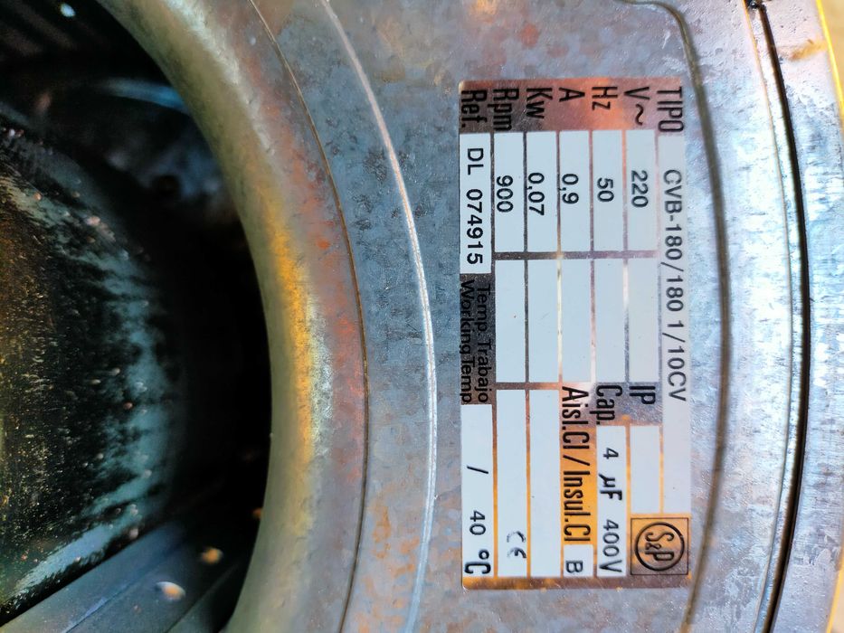 Ventilador | Extrator | S&P | CVB 180/180