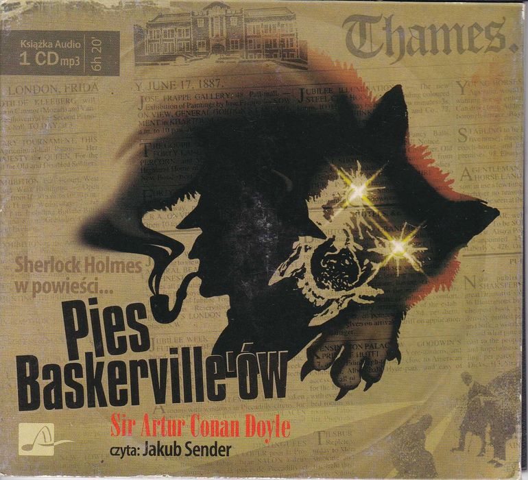 Pies Baskervilleów”, Arthur Conan Doyle . audiobook .