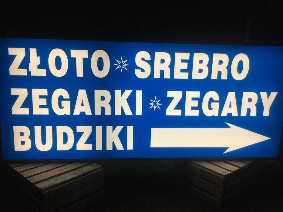 Reklama świetlna wisząca