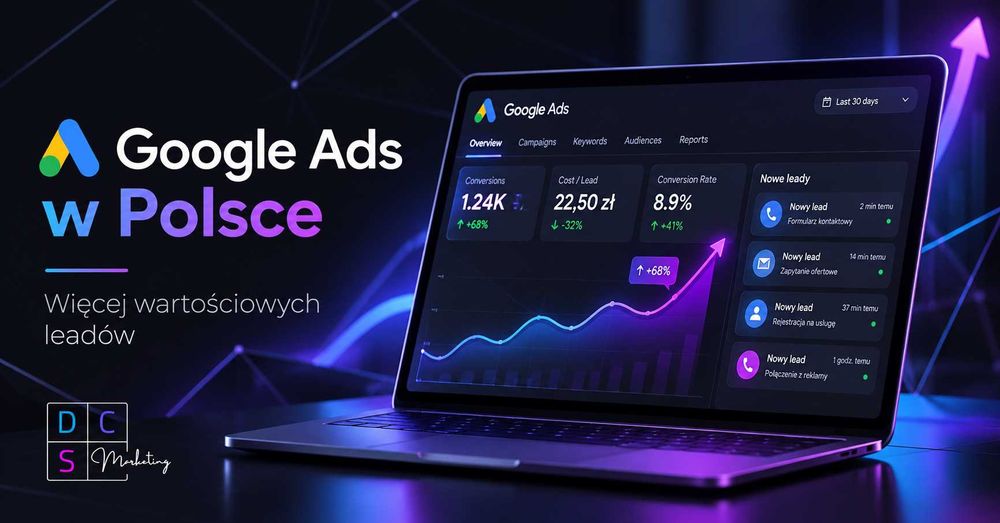 Strona internetowa + Google Ads dla firm | wszystko w jednym miejscu