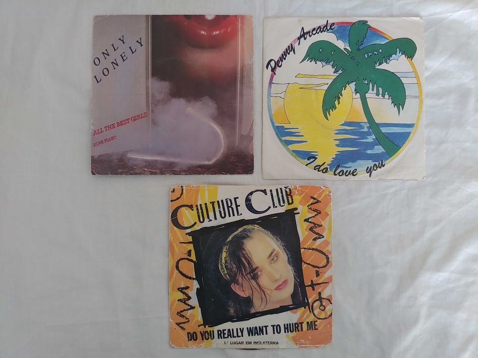 8 Discos vinil (singles/LP)
