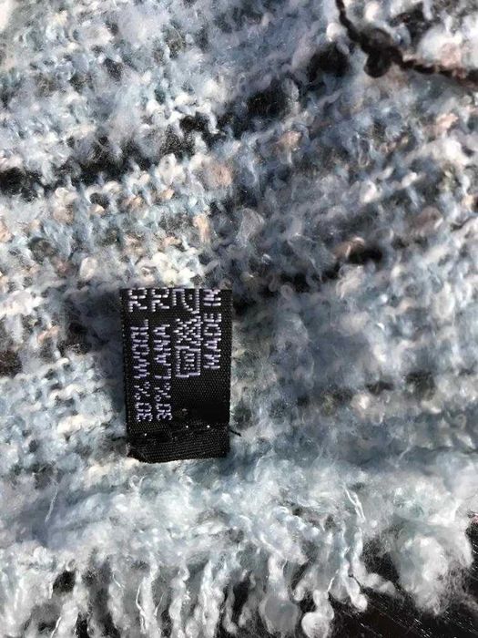 Xaile com franjas (30% Lã)