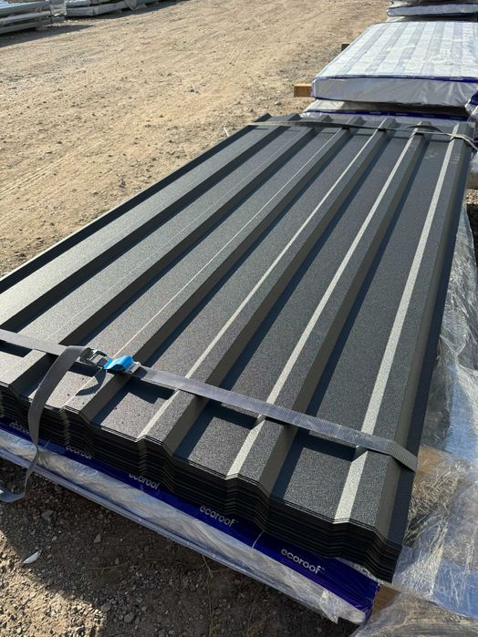 Blacha Trapezowa na dach T18 7016 mat, tania blacha