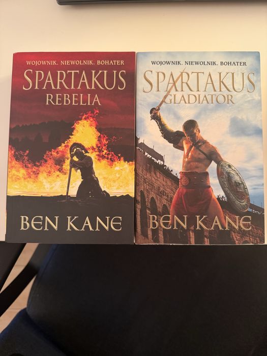 Zestaw książki Spartakus Gladiator Spartakus Rebelia Ben Kane