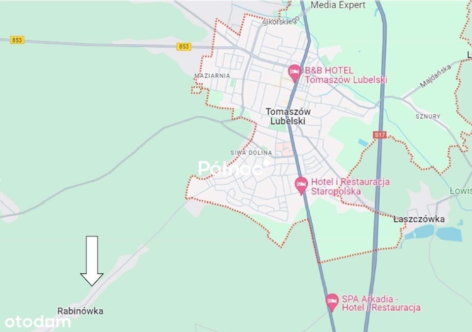 Działka budowlana z możliwością podziału
