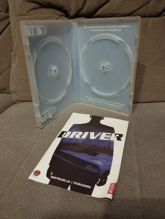Oryginalne pudełko gry Driver PC