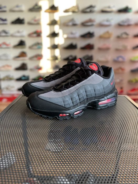 Оригінал!Кросівки Nike Air Max 95 OG Black/Bright Crimson(IH4457-002)