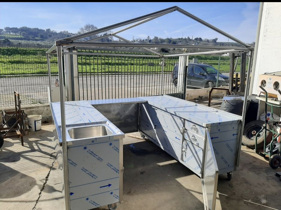 Stand Inox Desmontável Street Food