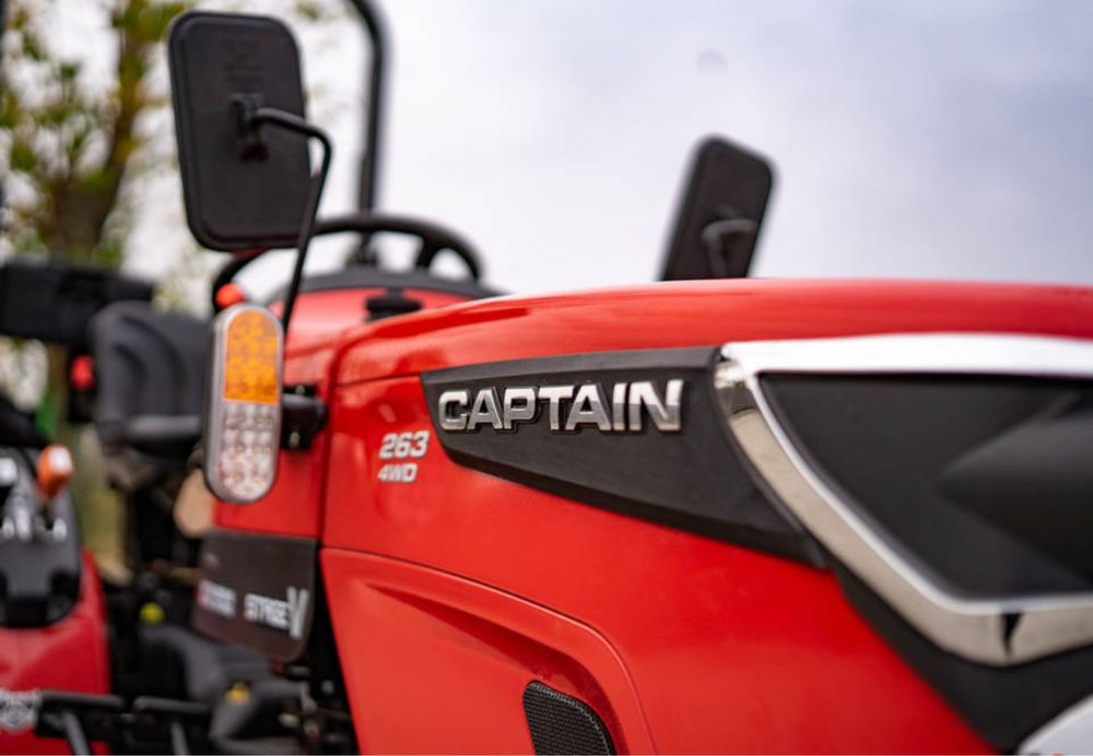 Traktorek captain 263 homologacja nowy 4x4 silnik mitsubishi leasing