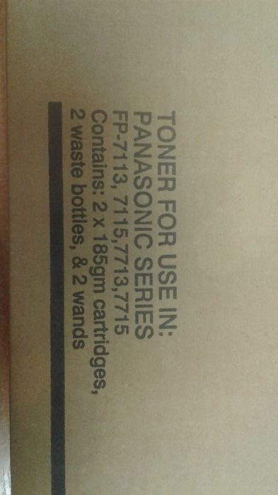 Продам тонер Panasonic FP-7113/7115/7713/7715