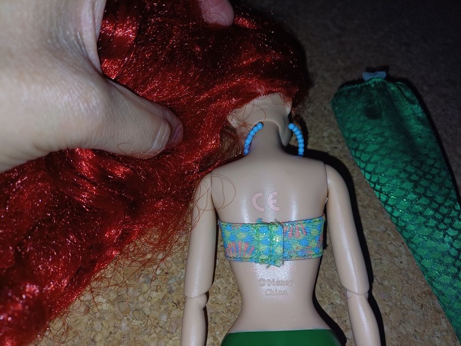 Ariel boneca sereia, Disney.