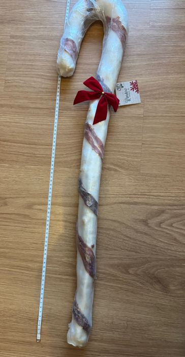 Osso gigante (86cm)Wonder de Natal com frango e pato para cães grandes