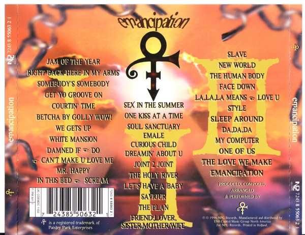 PRINCE (Artist Formerly Know) - Emancipation (3 CD)