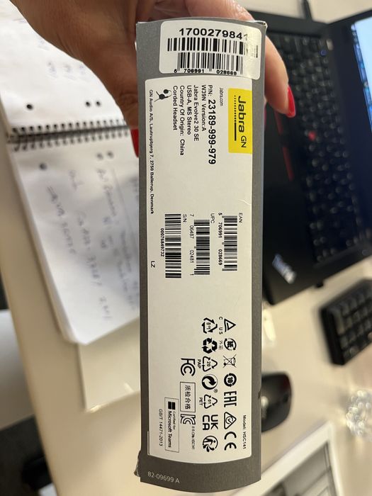 Auriculares Jabra evolve2 30 SE