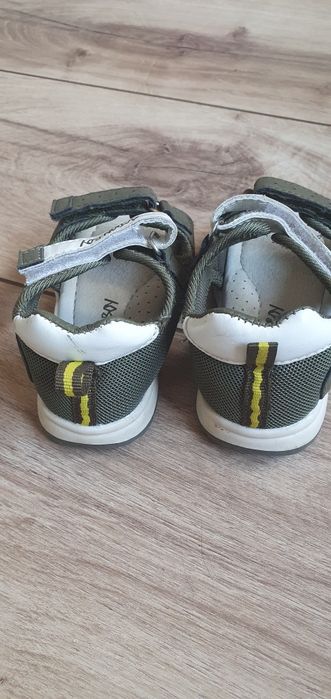 Sandałki dla chłopca khaki