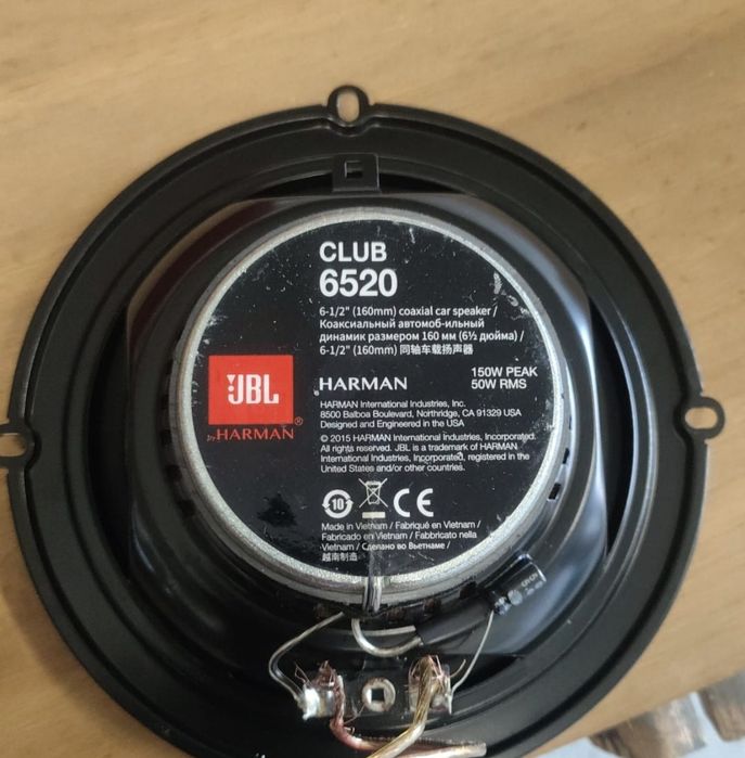 Głośniki samochodowe JBL club 6520