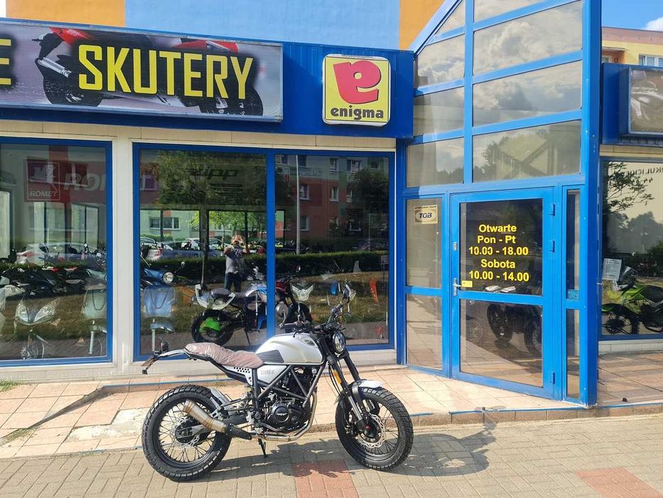 ZIPP SCRAMBLER 125!Fabr.Nowy!6 biegów!Gwarancja 24m!Serwis!Raty!Dowóz!