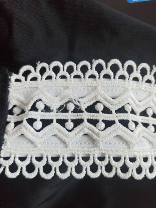 Zestaw bikini damskiego SHEKINI r.M Czarny zdobiony koronką