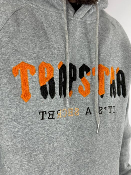 Спортивний костюм Trapstar сірий/ штани трепстар/ худі трепстар